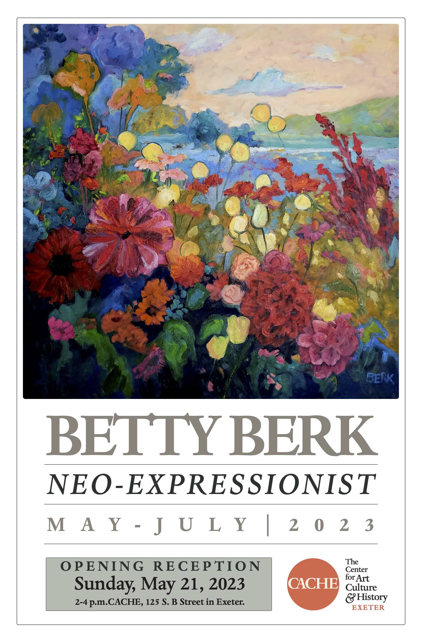 Betty Berk Exhibition Poster