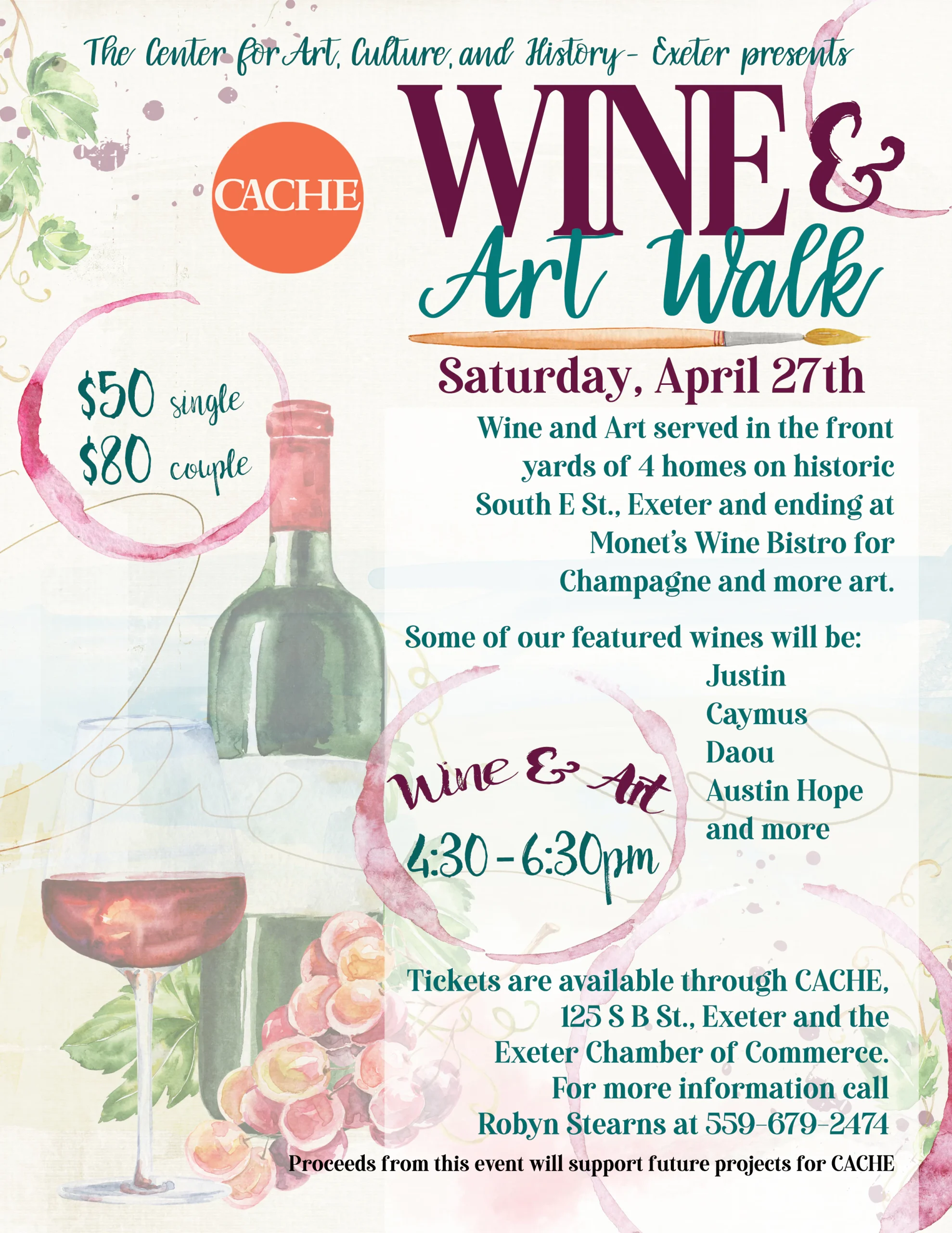 Wine & Art Walk Official Flyer