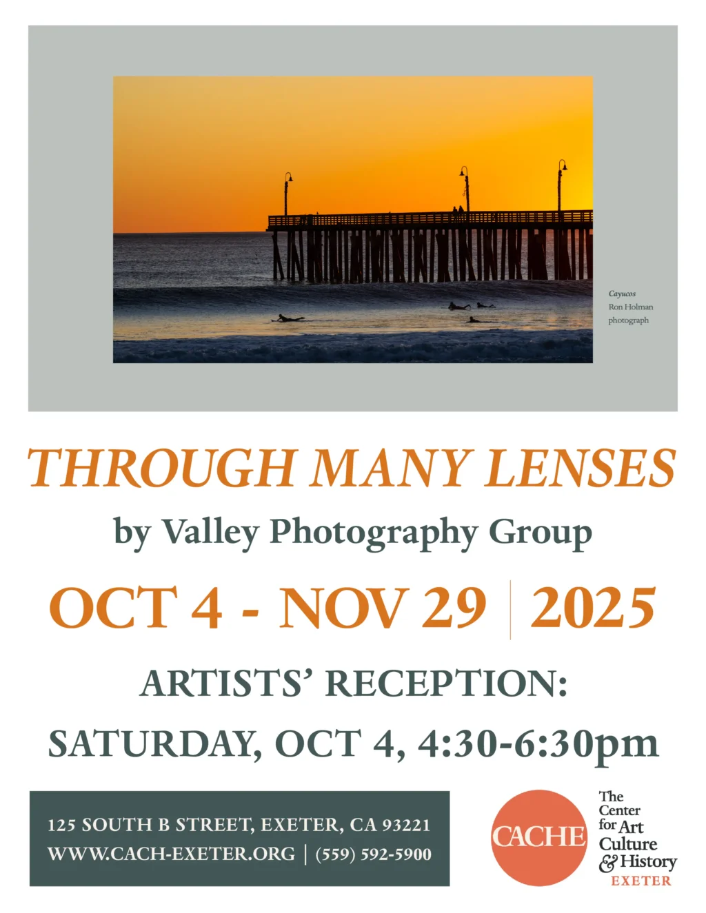 Through Many Lenses Oct 4-Nov 29 flyer